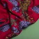 Ткань вискоза плательная Муслин 140 см, 90 гр/м2 для платьев, блузок, юбок, халатов, костюм гиацинт на красном - изображение 2