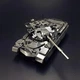 Металлический конструктор Танк Chieftain MK50 1:100. Металлическая сборная 3D модель танка. 3D пазл Танк - изображение 2