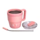Термокухоль Coffee & Tea з трубочкою рожева HP-14-23P - зображення 4