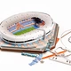 Стадион Пари Сен-Жермен. Огромные 3D пазлы "Parc des Princes" Трехмерный конструктор-головоломка. 4567076 - изображение 2