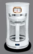 Кавоварка крапельна Muse біла MS-220 W - зображення 2