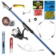 Набір Універсальний 2.4м. "Максимум" Спінінг, Удочка, Донка в одному Готовий до використання 4285172 - изображение 1