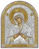 Ікона срібна Ekklesia Семистрільна Богородиця (10x12,5 см.) (6700/2) - зображення 1