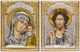 Ікона срібна Ekklesia Вінчальна пара (14,1x18,1 см.) (6687/3 + 6690/3) - зображення 1