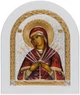 Ікона срібна Ekklesia Семистрільна Богородиця (12,6x15,2 см.) (6700/2WCCO) - зображення 1