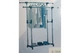 Вішалка телескопічна стійка для одягу double pole dc0028 155x75x35 см стійка подвійна для одягу - зображення 2