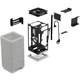 Корпус Fractal Design Mood, mini-ITX корпус для геймерской станции FD-C-MOD1N-01 без блока питания Light Gray - изображение 11