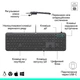 Комплект (Клавиатура и мышь) Logitech Signature Slim MK620 Wired Combo for Business Graphite (920-013349) - изображение 5