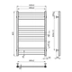 Рушникосушка Onlyheat Solis 500/800/8 - изображение 6