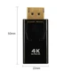 Адаптер DP M to HDMI F, 4K 60Hz, 2K 144Hz, 50x22mm, black - зображення 2
