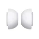 Комплект амбушюр для AirPods Pro 1-2, 4шт (XS, S, M, L), силікон, White - зображення 5