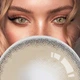 Коричневые контактные линзы с диоптриями Айс Милк Браун 2 шт.-1.0 ELITE Lens - изображение 1