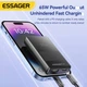Зарядний пристрій ESSAGER Ultra Thin Gan 65W 1C1A BLACK - зображення 4