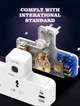 Сетевой Переходник с Ночником LDNIO SC2311 2 port/1PD/1 QC 3.0/1 USB/ 2 PSocket/ Led lamp Белый - изображение 7