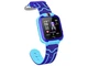 Детские смарт часы XO H100, 2G, GPS, IP67, BT4.2, 2MP, 400mAh, 5d, Синий - изображение 5