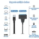 Кабель адаптер SATA 3, 22pin to USB 6Gbps Black, Для HDD та SSD - зображення 6