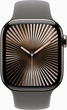 Смарт-часы Apple Watch Series 10 GPS + Cellular 42mm Natural Titanium Case with Stone Grey Sport Band - M/L (MWXE3QH/A) - изображение 2