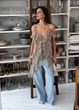 Блузка с воланами длинная ART KNIT бежевая, M 040739 - изображение 6