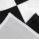 Гоночный флаг RESTEQ 150×90 см — черно-белый финишный флаг клетка для автоспорта - изображение 3