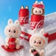 Лабубу кока-кола Labubu coca-cola сюрприз м'яка іграшка, трендовий брелок The Monsters coca-cola series - зображення 1