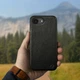 Кожаная накладка Stenk Cover для Apple iPhone 17e Черный (80585) - изображение 3