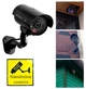 Муляж зовнішньої відеокамери Фейк з червоним LED Night Cam камера відеоспостереження (обманка) підроблений макет Чорний - зображення 1