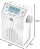 Настенный радиоприемник DAB+/FM Soundmaster DAB60WE с детектором движения и Li-On аккумулятором 1200 мАч - изображение 7