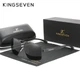 Чоловічі поляризаційні сонцезахисні окуляри KINGSEVEN N7719 Black Gray - зображення 1