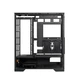 Корпус ALmordor qx25a lcd Black, без бп, для ATX/MicroATX/Mini itx, 1xUSB-C, 2xUSB-A 3.0, макс. cpu - 160 мм/vga - 410 мм/psu - 180 мм, скляні ліва та лицьова панелі, LCD-екран 6.2" (alqx25abk_lcd) - зображення 4
