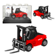 Wózek widłowy Lean Toys Huina metalowy model kolekcjonerski 1:80 Czerwony (22728) (5905991050773) - obraz 2
