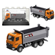 Wywrotka Lean Toys Huina metalowa model kolekcjonerski 1:80 Pomarańczowa (22730) (5905991050797) - obraz 2
