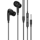 Навушники HOCO M101 Pro Crystal sound wire-controlled earphones with microphone чорний - изображение 1