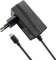Ładowarka sieciowa Qoltec Super FAST PD do Raspberry PI 5 27W 15V 1x USB-C Black (5901878518305) - obraz 1
