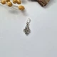 Серебряная ладанка подвеска Мощевик с камнями черненное серебро 925 пробы 1.40г 3451ч - изображение 3