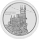Монета Украина 10 гривен 2008 Серебро Proof Ласточкино гнездо (Ag 925, унция, 31.1 грамм) - изображение 3