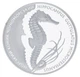 Монета Украина 10 гривен 2003 Серебро Proof Морской конек (Ag 925, унция, 31.1 грамм) - изображение 6