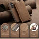Чехол-книжка CaseMe из нубука для Samsung A25 Светло-коричневый - изображение 3
