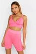 Топ жіночий PrettyLittleThing неоново-рожевий XS (6588434) - изображение 6