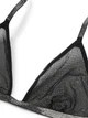 Бюстгальтер - Бралетт Victoria's Secret Sheer Shine Triangle Bralette М Чёрный (26984798) - изображение 4