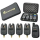 Сигнализаторы поклевки для рыбалки GLADIATOR RF298 4+1 Black с пейджером - изображение 1