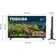 Телевизор TV Toshiba 65UA2363DG 65'' UHD LED T2 Android 11 2 x 12W Dolby Digital HDMI Wi-Fi VESA 400 x 200 M4 Black (65UA2363DG) - изображение 9