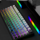 Бездротова механічна клавіатура Attack SHARK X85 (82 клавіші, BT, 2.4 Гц, USB Type-C, Gradient Black) - зображення 3