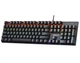 Клавіатура механічна ігрова з підсвічуванням iMICE Model GK-600 USB Wired Type-C, Eng/Укр/Рус, Black - зображення 2