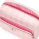 Косметичка рожева Victoria’s Secret Travel Makeup Pouch Heritage Stripe - зображення 3