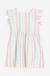 Платье H&M 134 140см бело розовый полоска 2071022630 - изображение 1