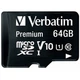 Карта памяти Verbatim 64GB microSDHC Class 10 (44084) - изображение 2