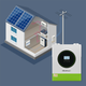 Hybrydowy inwerter Qoltec 11 kW 160A 48V MPPT BMS Sinus Wi-Fi option (5901878538624) - obraz 9