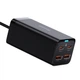 Мережевий подовжувач BASEUS GaN3 Pro Desktop PD100W, 60W 2Type-C, 2USB Чорний (CCGP000101) - зображення 6