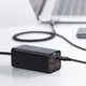 Мережевий подовжувач BASEUS GaN3 Pro Desktop PD100W, 60W 2Type-C, 2USB Чорний (CCGP000101) - зображення 10