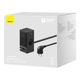 Мережевий подовжувач BASEUS Digital PowerStrip 65W 2 розетки + 1Type-C + 1USB 1.5m Чорний (PSLR000301) - зображення 2